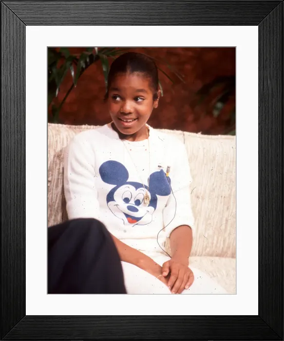 Framed Print : Janet In Mickey Mouse T-Shirt Framed Print : Janet In Mickey Mouse T-Shirt