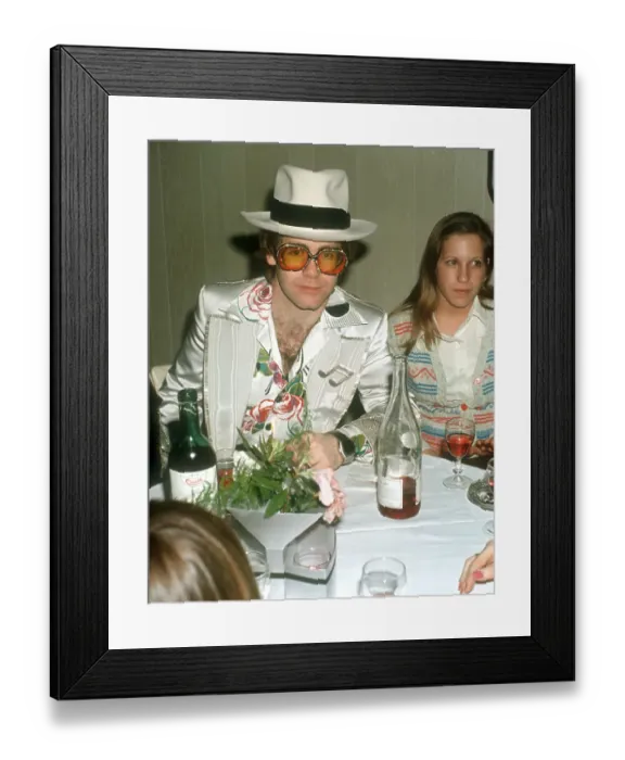 Framed Print : Elton John Out On The Town Framed Print : Elton John Out On The Town
