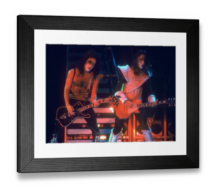 Framed Print : Kiss Performing Framed Print : Kiss Performing
