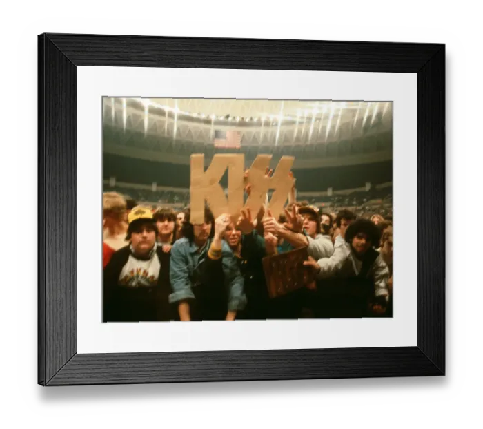 Framed Print : Kiss Crowd Framed Print : Kiss Crowd