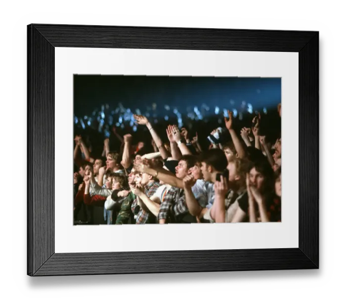 Framed Print : Kiss Crowd Framed Print : Kiss Crowd
