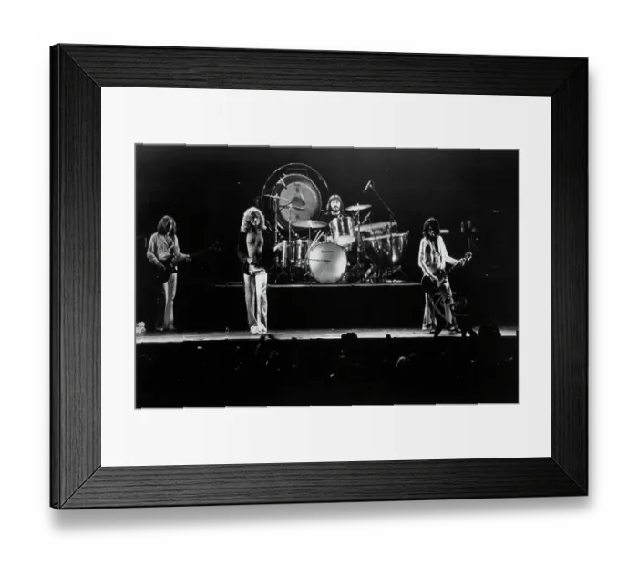 Framed Print : Led Zeppelin Performing Framed Print : Led Zeppelin Performing