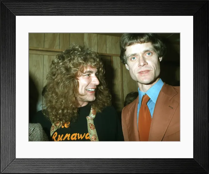 Framed Print : Robert Plant & Kim Fowley Framed Print : Robert Plant & Kim Fowley