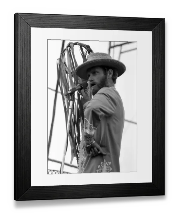 Framed Print : Mike Love Performing Framed Print : Mike Love Performing