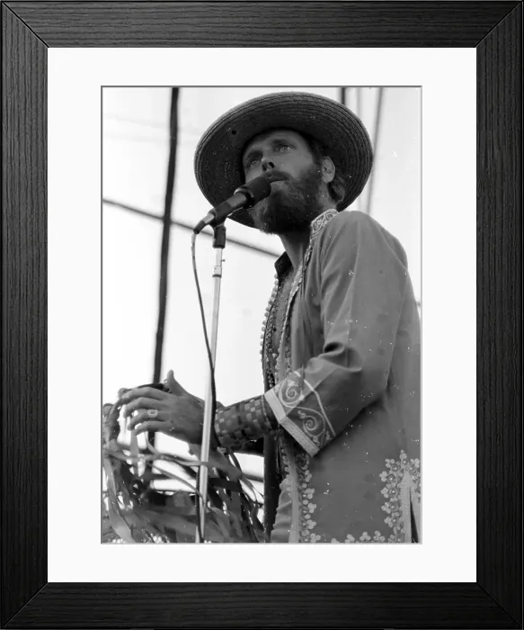 Framed Print : Mike Love Performing Framed Print : Mike Love Performing