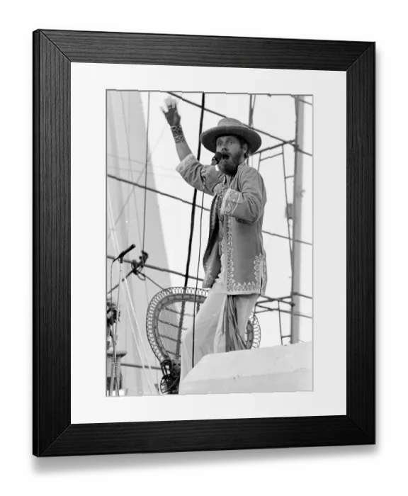 Framed Print : Mike Love Performing Framed Print : Mike Love Performing