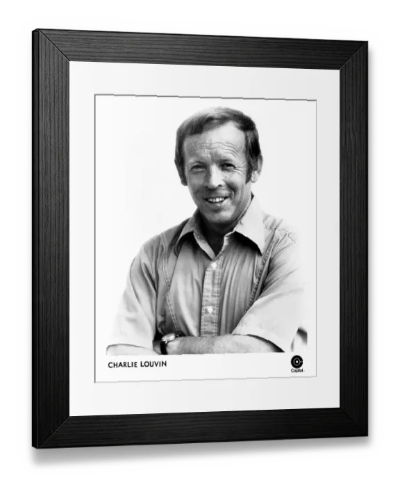 Framed Print : Charlie Louvin Portrait Framed Print : Charlie Louvin Portrait