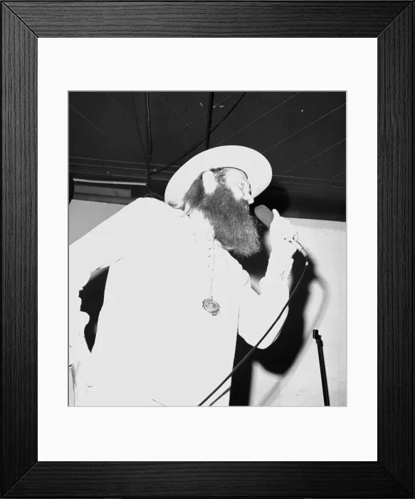 Framed Print : Mike Love Performing Framed Print : Mike Love Performing