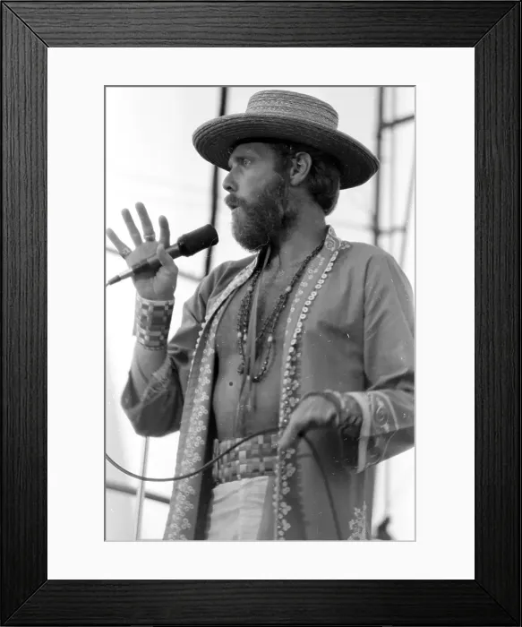 Framed Print : Mike Love Performing Framed Print : Mike Love Performing