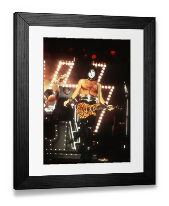 Framed Print : Kiss Performing Framed Print : Kiss Performing