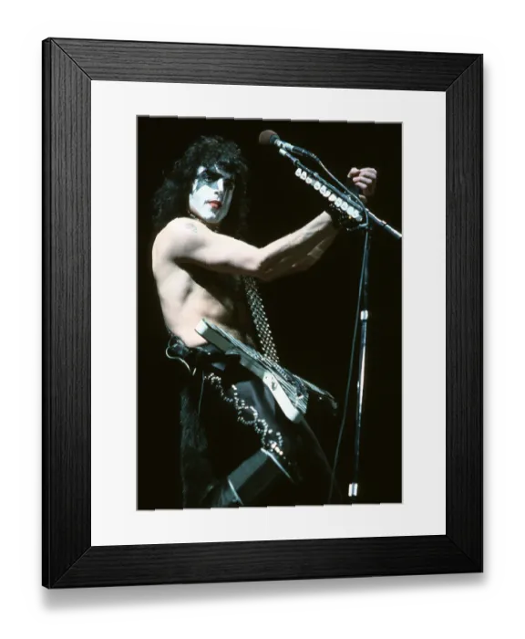 Framed Print : Kiss Performing Framed Print : Kiss Performing