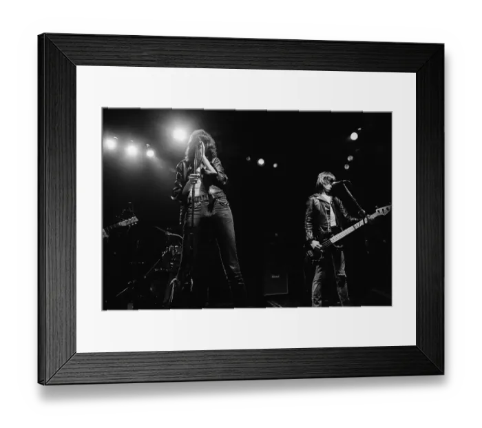 Framed Print : The Ramones Performing