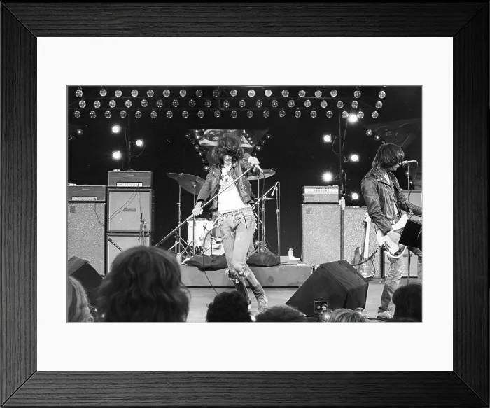 Framed Print : Ramones Performing Framed Print : Ramones Performing