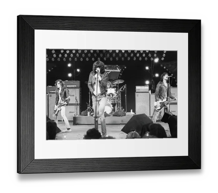 Framed Print : Ramones Performing Framed Print : Ramones Performing