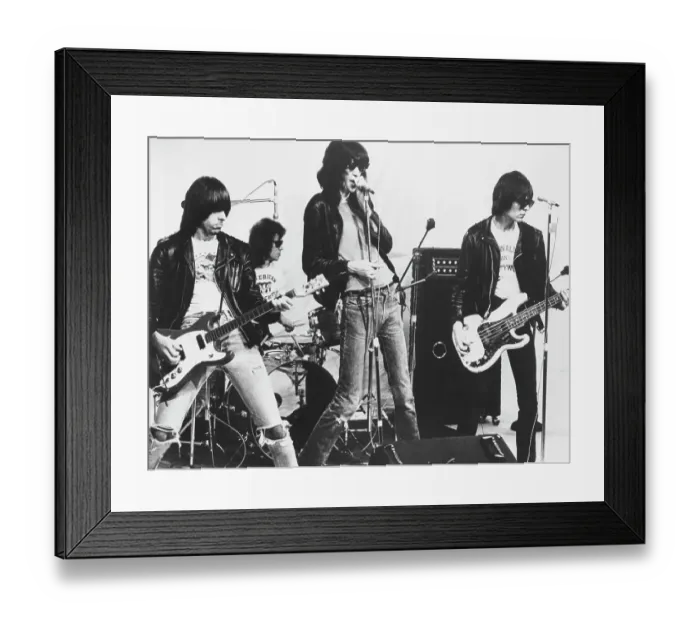Framed Print : The Ramones Performing Framed Print : The Ramones Performing