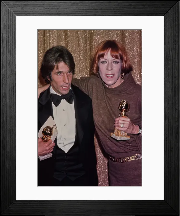 Framed Print : 34th Golden Globe Awards - Press Room Framed Print : 34th Golden Globe Awards - Press Room