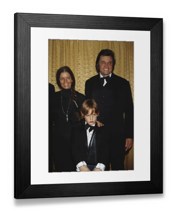 Framed Print : Cash Family At The AMA's Framed Print : Cash Family At The AMA's