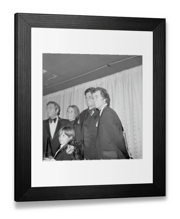 Framed Print : Cash Family At The AMA's Framed Print : Cash Family At The AMA's
