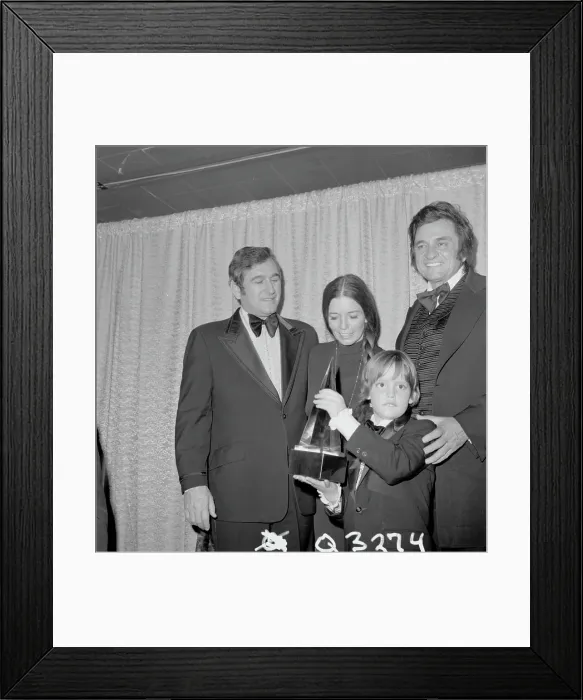 Framed Print : Cash Family At The AMA's