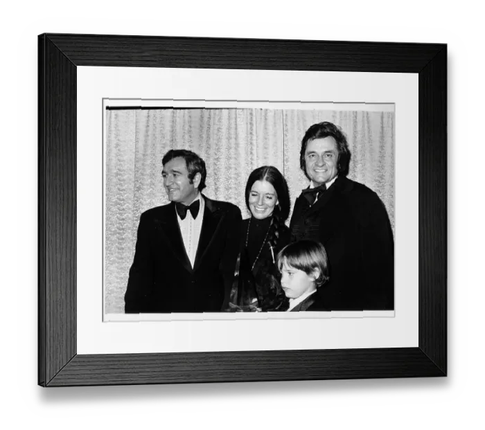 Framed Print : Cash Family At The AMA's Framed Print : Cash Family At The AMA's