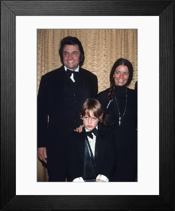 Framed Print : Cash Family At The AMA's Framed Print : Cash Family At The AMA's