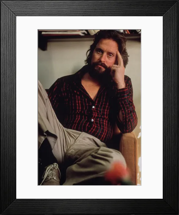 Framed Print : Michael Douglas, American Actor Framed Print : Michael Douglas, American Actor