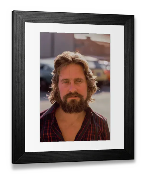 Framed Print : Michael Douglas, American Actor Framed Print : Michael Douglas, American Actor