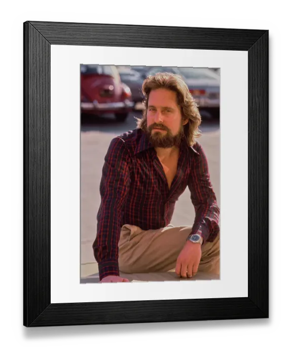 Framed Print : Michael Douglas, American Actor Framed Print : Michael Douglas, American Actor