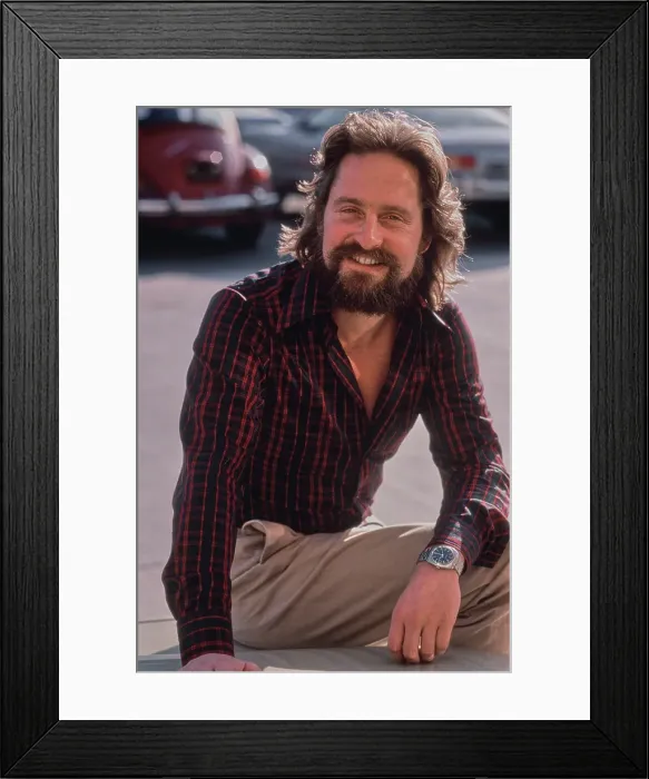Framed Print : Michael Douglas, American Actor Framed Print : Michael Douglas, American Actor