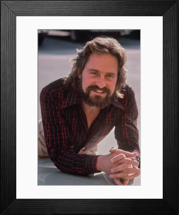 Framed Print : Michael Douglas, American Actor Framed Print : Michael Douglas, American Actor