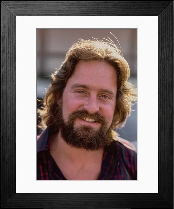 Framed Print : Michael Douglas, American Actor Framed Print : Michael Douglas, American Actor