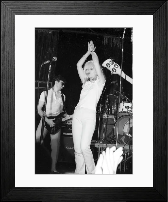 Framed Print : Blondie Performing In LA Framed Print : Blondie Performing In LA