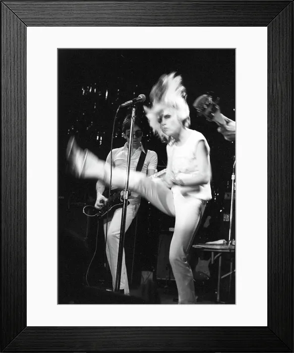 Framed Print : Blondie Performing In LA Framed Print : Blondie Performing In LA
