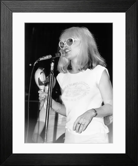 Framed Print : Blondie Performing In LA Framed Print : Blondie Performing In LA