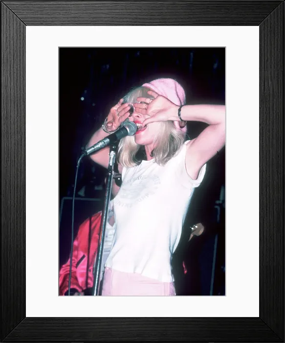 Framed Print : Blondie Performing In LA Framed Print : Blondie Performing In LA