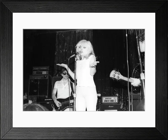 Framed Print : Blondie Performing In LA Framed Print : Blondie Performing In LA