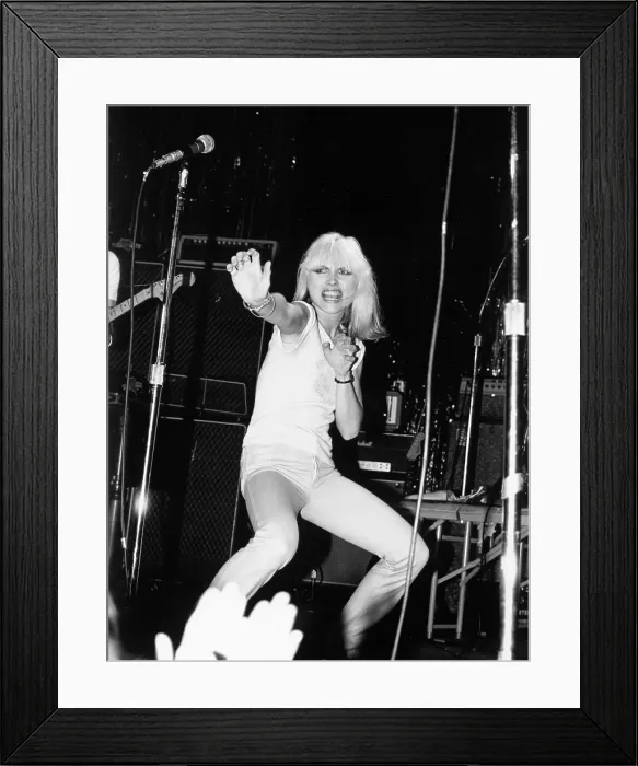 Framed Print : Blondie Performing In LA Framed Print : Blondie Performing In LA