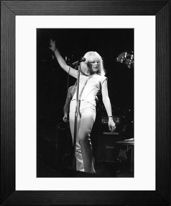 Framed Print : Blondie Performing In LA Framed Print : Blondie Performing In LA