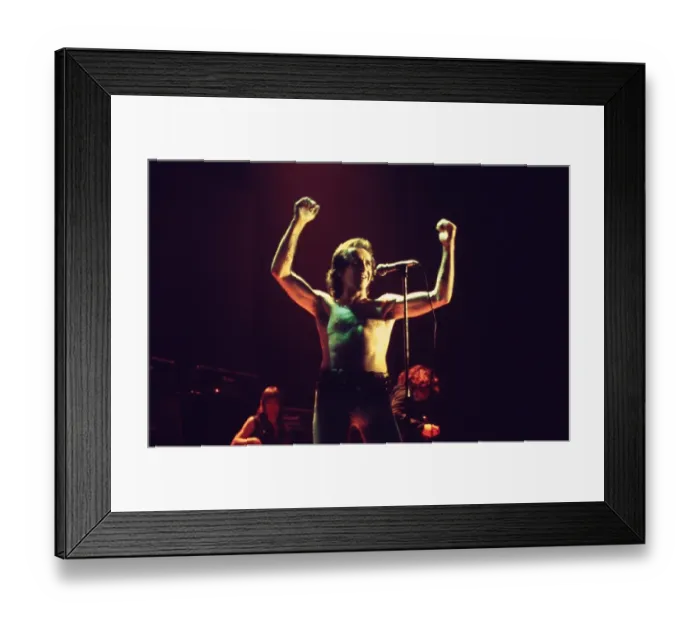 Framed Print : Bon Scott Of AC / DC Framed Print : Bon Scott Of AC / DC