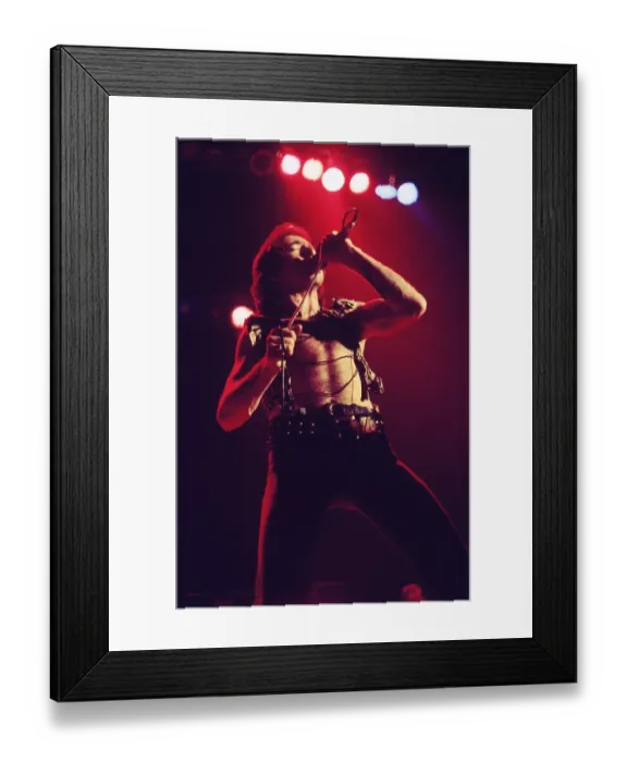 Framed Print : Bon Scott Of AC / DC Framed Print : Bon Scott Of AC / DC