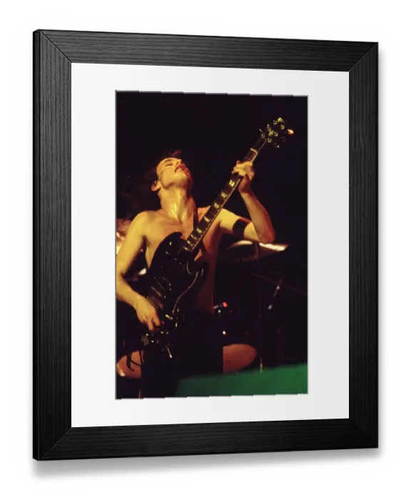 Framed Print : Angus Young Of AC / DC Framed Print : Angus Young Of AC / DC