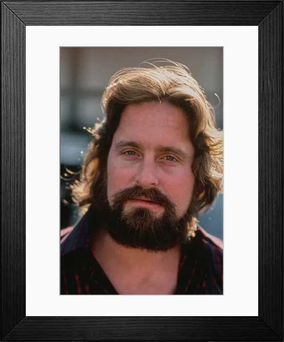 Framed Print : Michael Douglas, American Actor Framed Print : Michael Douglas, American Actor