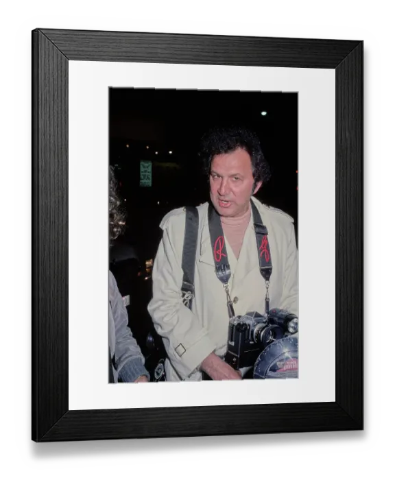 Framed Print : Ron Galella, American Photographer Framed Print : Ron Galella, American Photographer