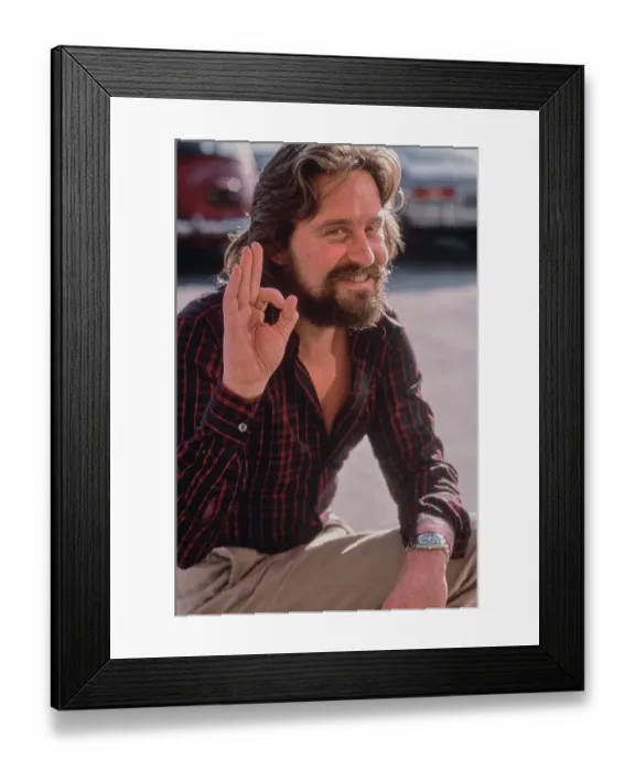 Framed Print : Michael Douglas, American Actor Framed Print : Michael Douglas, American Actor