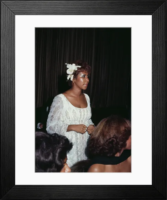 Framed Print : Aretha Franklin at the 19th Annual Grammy Awards Framed Print : Aretha Franklin at the 19th Annual Grammy Awards