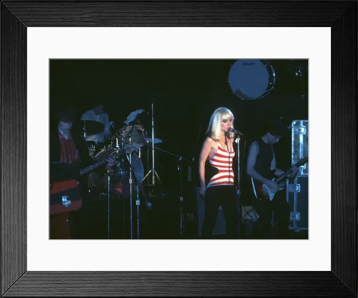 Framed Print : Blondie Performing Framed Print : Blondie Performing