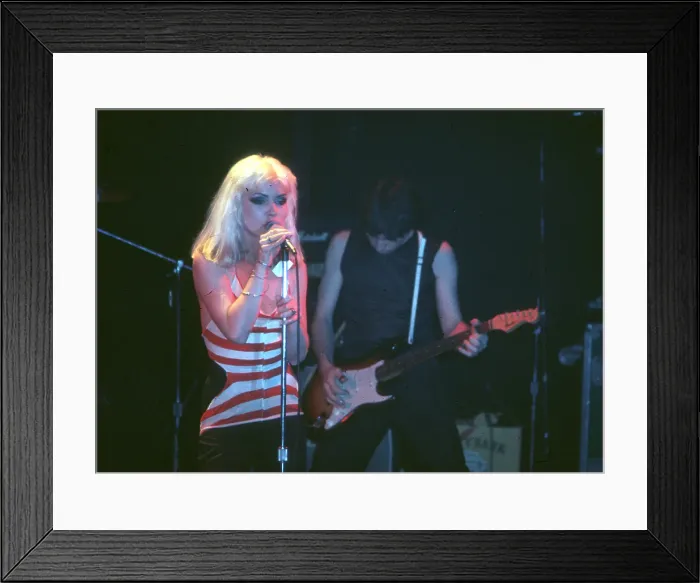 Framed Print : Blondie Performing Framed Print : Blondie Performing
