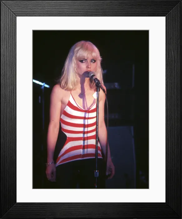 Framed Print : Blondie Performing Framed Print : Blondie Performing