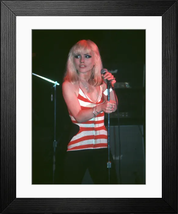 Framed Print : Blondie Performing Framed Print : Blondie Performing