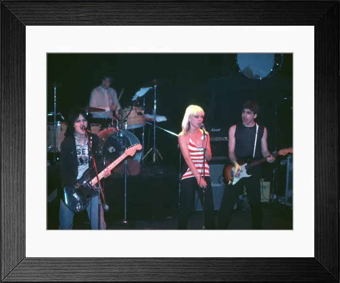 Framed Print : Blondie Performing Framed Print : Blondie Performing